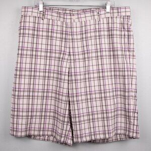 Slazenger plaid golf shorts-38
